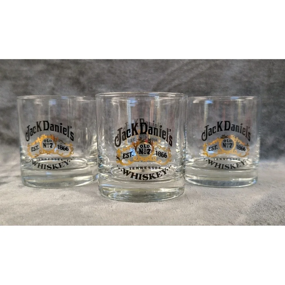 Jack‎ Daniel's Tennessee Whiskeyl (SET OF 4) 6 oz Glasses Daniels Father's